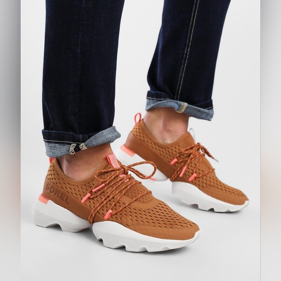 Sorel Kinetic™ Impact Sneaker, Burnished Amber Coral, Size 7.5 - Picture 1 of 16